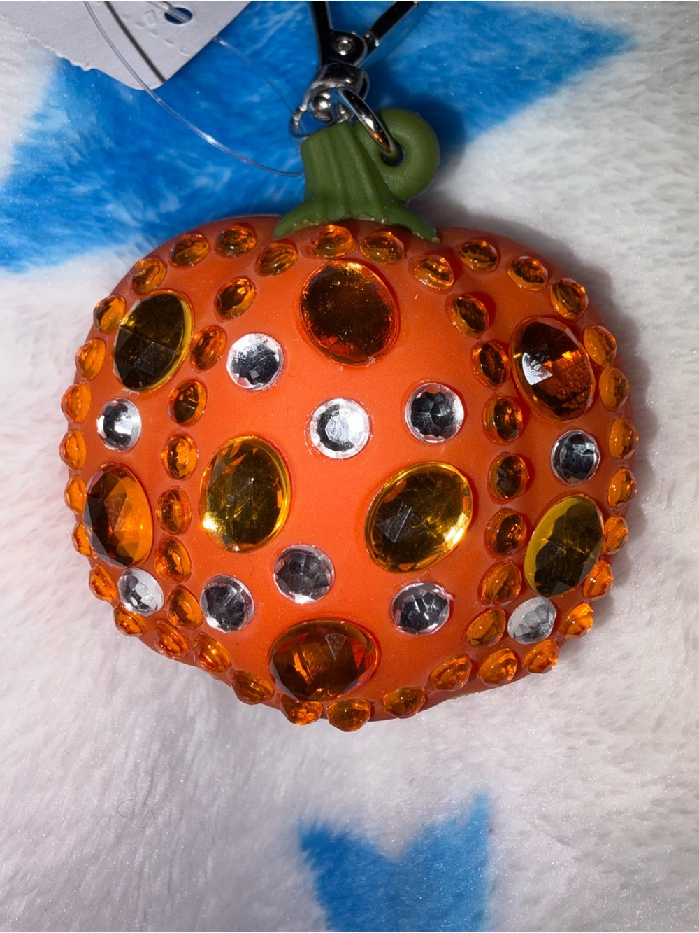 Bath & Body Works Pocket *Bac Sparkly Pumpkin Holder NWT - Picture 3 of 3